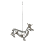 Preview: Dackel zum Hängen gold od. silber