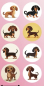 Preview: 500 Dackel-Sticker