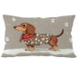 Preview: Kissen 30 x 50 mit Winterdackel