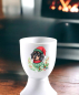 Preview: Eierbecher mit weihnachtlichem  Rauhhaardackel