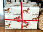 Preview: Geschenkpapier "Dachshund through the snow"
