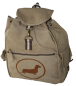 Preview: Rucksack mit Dackelmotiv beige