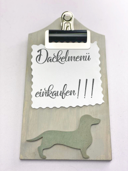Memoboard Dackel