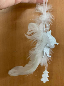 Federengel mit Silberdackel