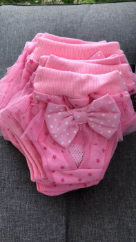 Monatshöschen für Dackelmädchen rosa