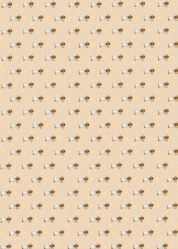 Geschenkpapier Weihnachtsdackelengel