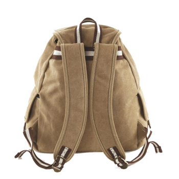 Rucksack mit Dackelmotiv beige
