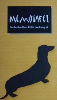 Memotafel Dackel