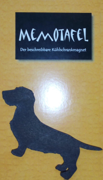 Memotafel Dackel