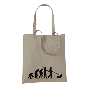 Baumwolltragetasche "Evolution" diverse Farben