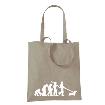 Baumwolltragetasche "Evolution" diverse Farben
