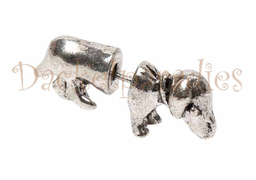 Lustige Dackelohrstecker in drei Varianten