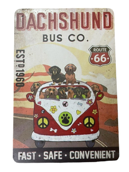 Blechschild „Route 66“