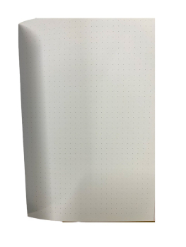 Notizbuch PU-Leder blau mit Rauhi oder Kurzhaardackel