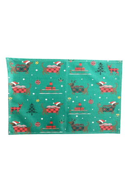 Tischset Weihnachten grün