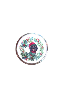 Waschbeckenstöpsel mit Dackelmotiv