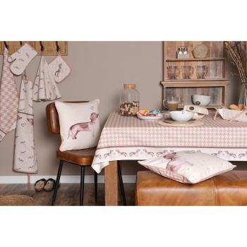 Topflappen Dackel beige