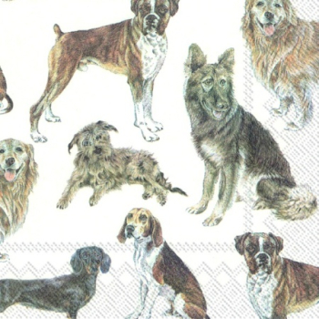 Lunchservietten Dog