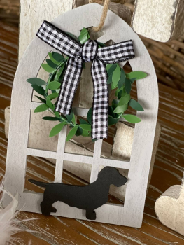 Dekofensterrahmen mit Rauhi