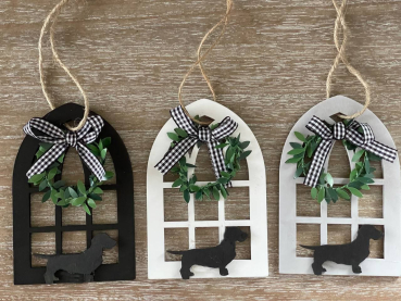 Dekofensterrahmen mit Rauhi