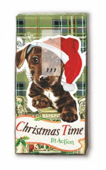 Weihnachtstempo im Dackeldesign