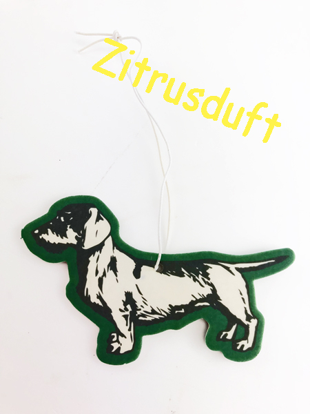Dackellufterfrischer mit Zitrusduft