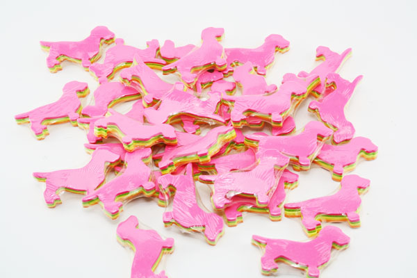 Dackel Post-it 4 Farben