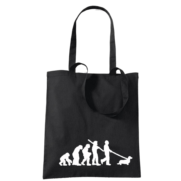 Baumwolltragetasche "Evolution" diverse Farben