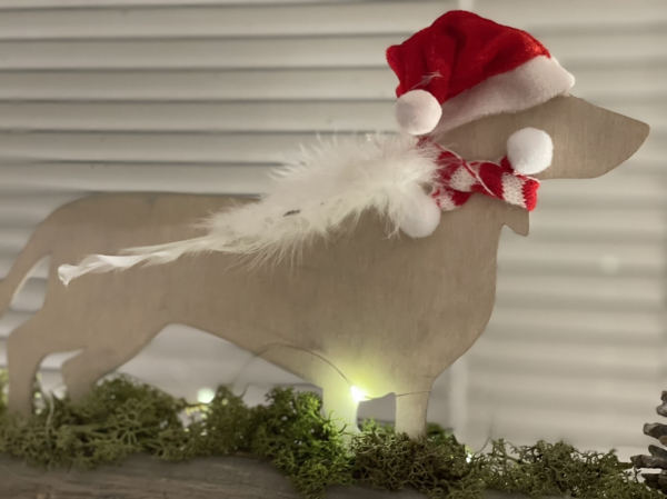 Zauberhafter Weihnachtsdackelengel