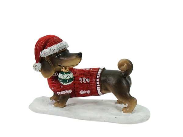 Niedlicher Weihnachtsdackel