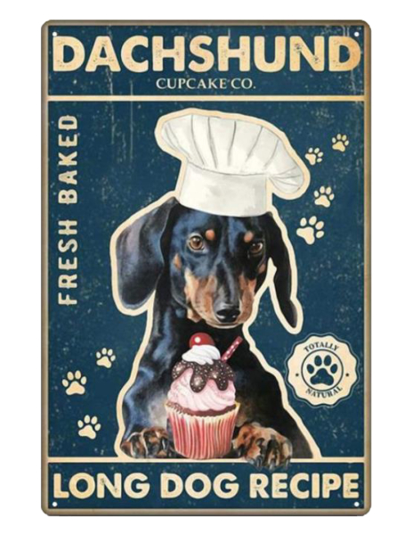 Blechschild "Cupcake"