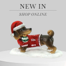 Niedlicher Weihnachtsdackel